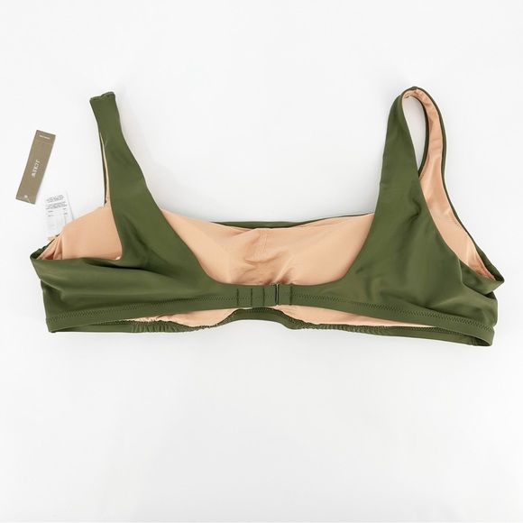 NWT J. Crew Square-neck Green Bikini Top - Picture 7 of 9
